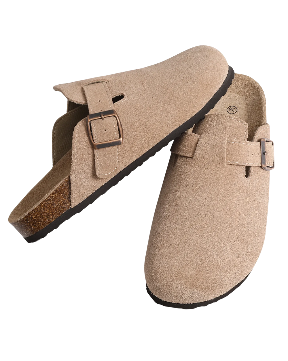 Sabots in Suede Oxford