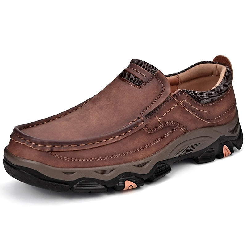 Shoes Elegantes in Leather Slip-On