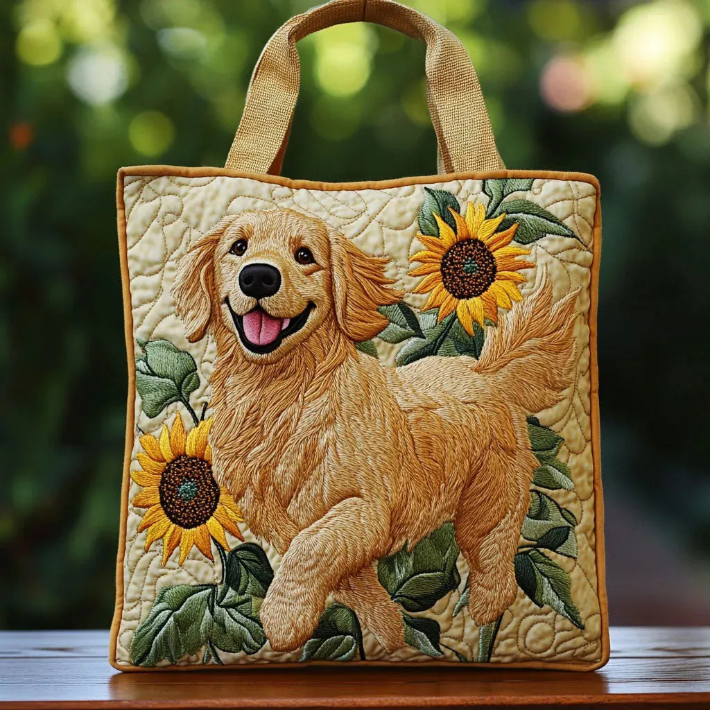 Bag in Velvet Gold