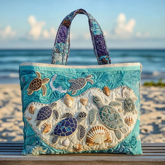Handcrafted Bag Étreinte of Turtle