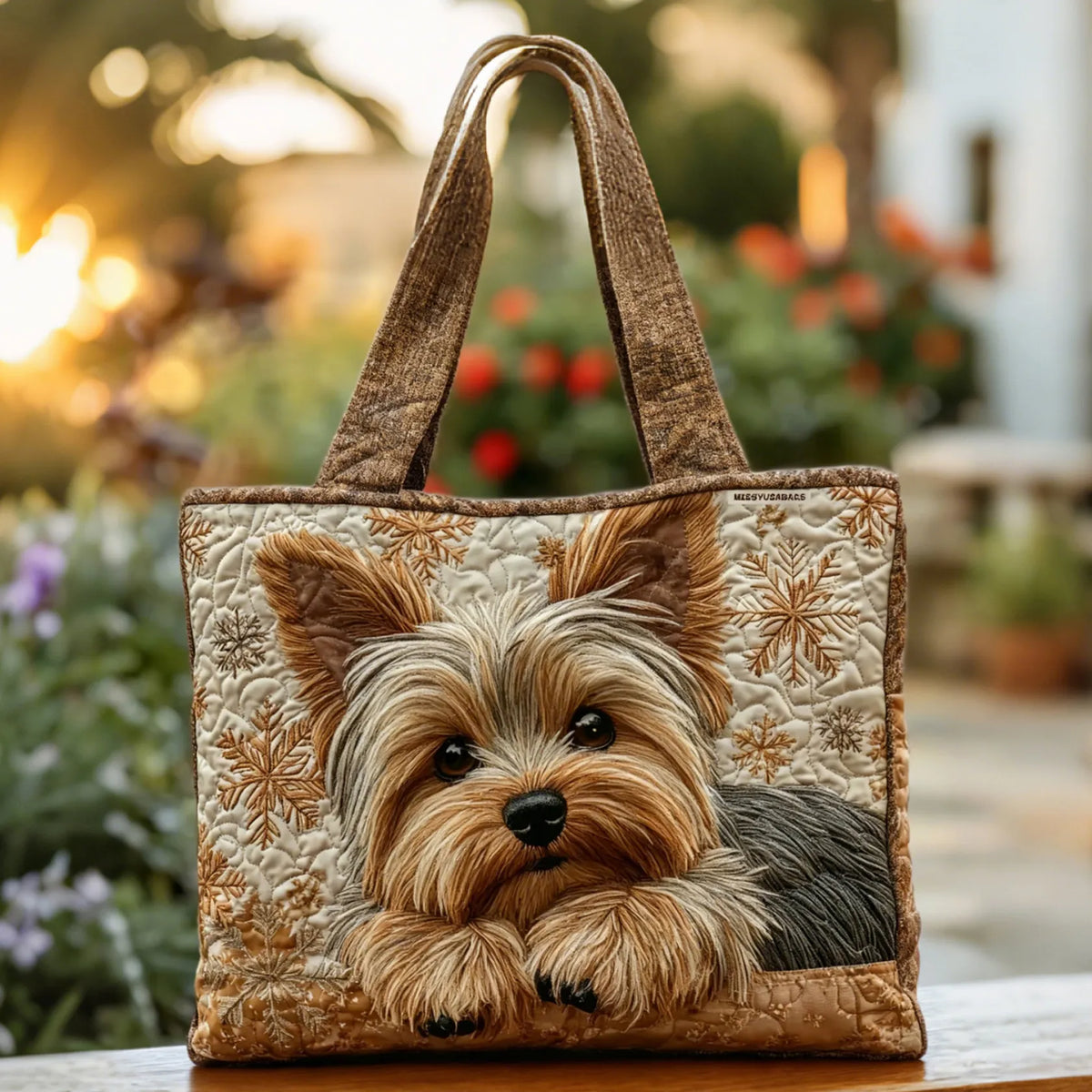 Handcrafted Bag Yorkie Shiny