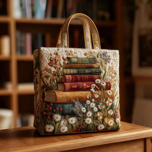 Quilted Bag Handcrafted with Pattern Floral
