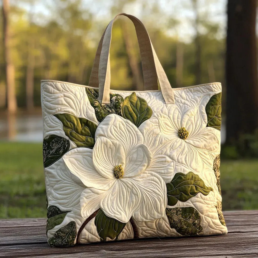 Quilted Bag Elegant with Pattern Floral