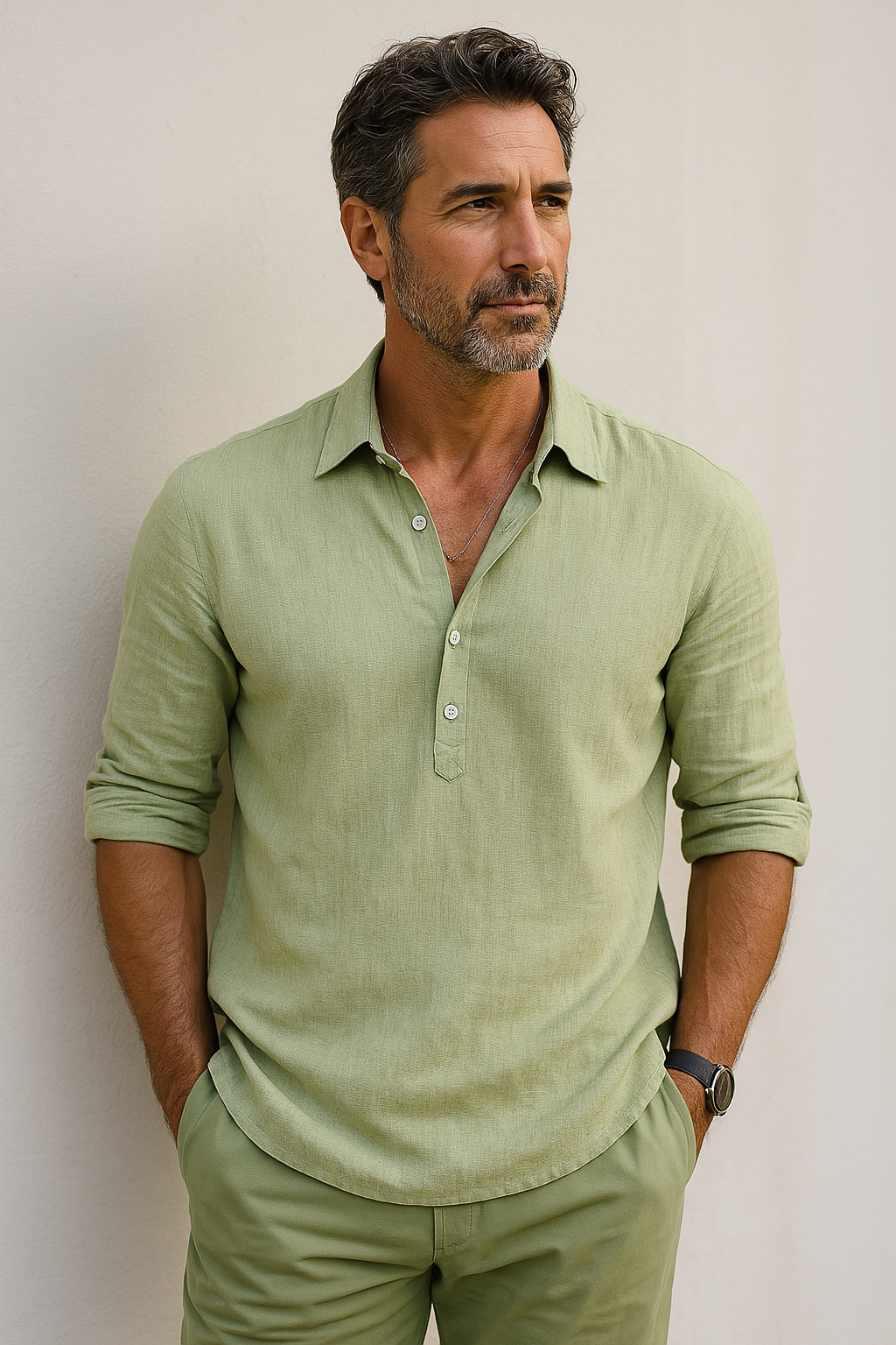 Chemise en lin premium
