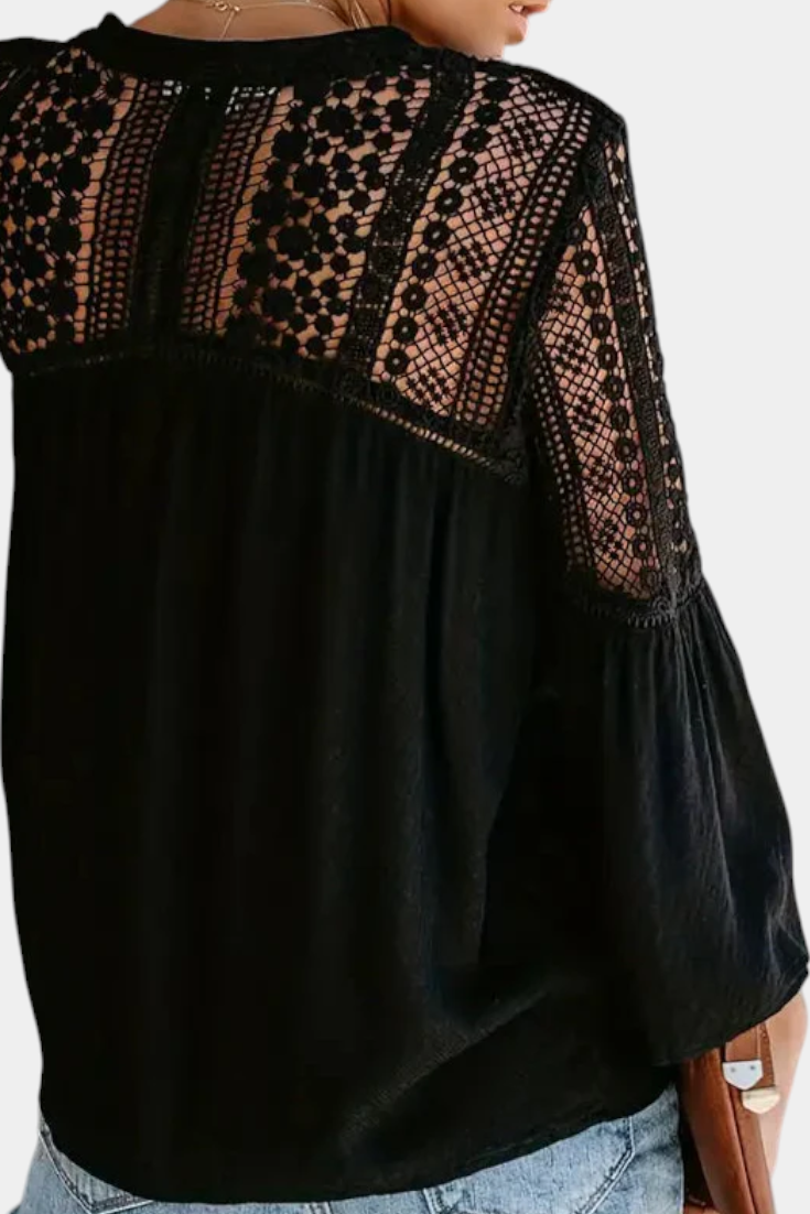 Hope | Sunwoven Lace Blouse