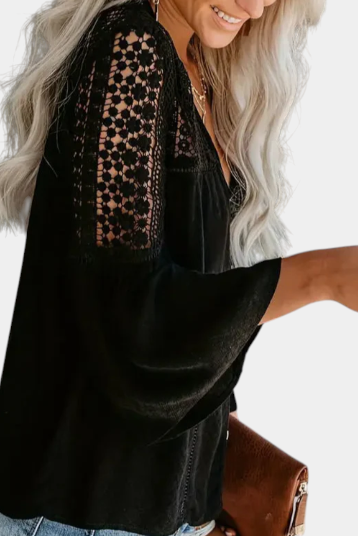 Hope | Sunwoven Lace Blouse
