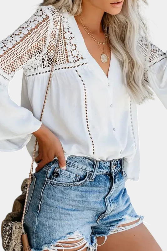 Hope | Sunwoven Lace Blouse