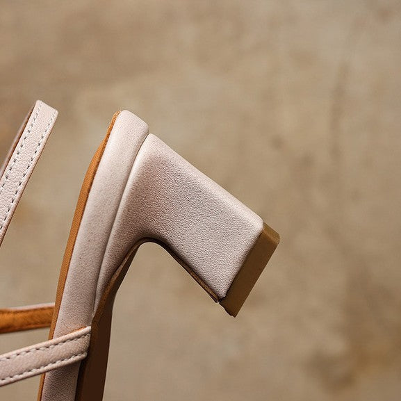 Serelle | Escarpins slingback en cuir