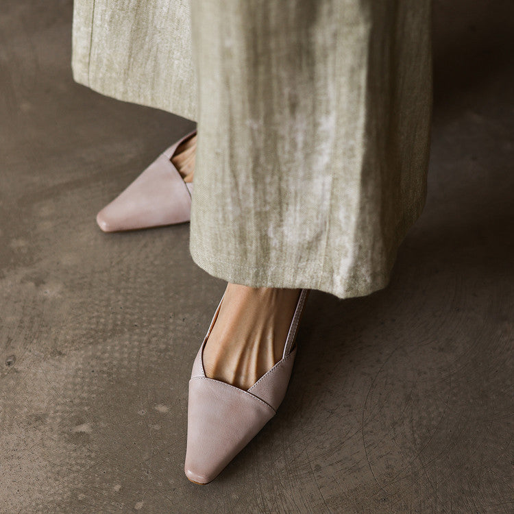 Serelle | Escarpins slingback en cuir