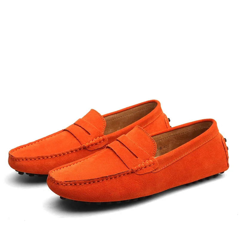 Mocassins décontractés en daim