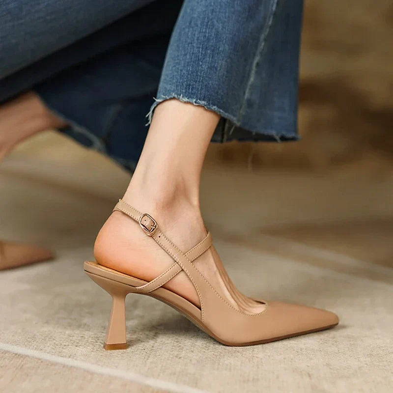 Zoe | Chaussures habillées à talon avec bride de cheville