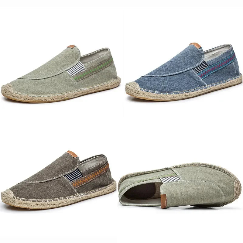 Espadrilles in Linen Elegant