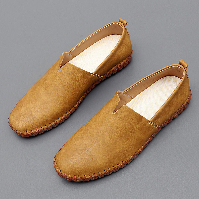 Loafers in Leather Santorin