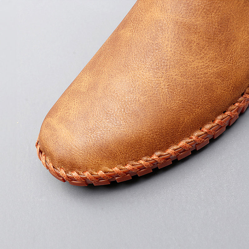 Loafers in Leather Santorin