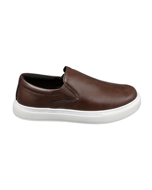 Casual Shoes in Leather enfiler