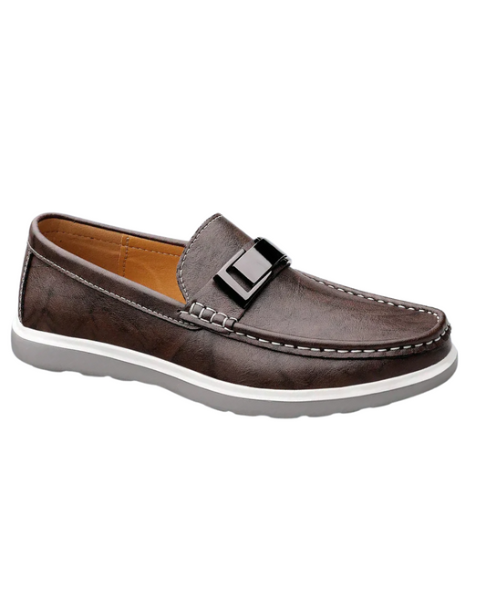 Loafers in Leather of Luxury