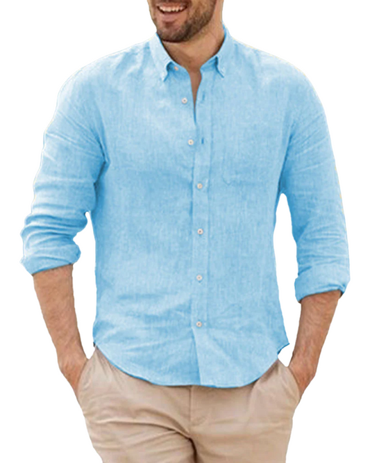 Shirt in Linen respirante