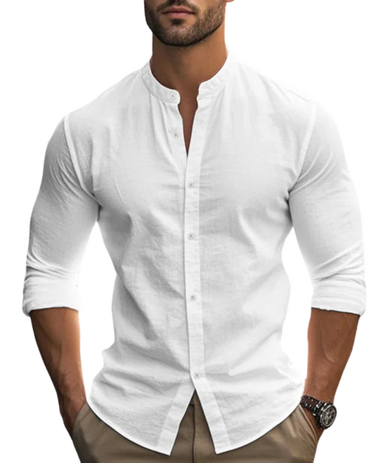 Shirt in Linen Ademend
