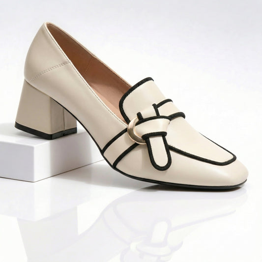 Livia | Mocassins passepoilés
