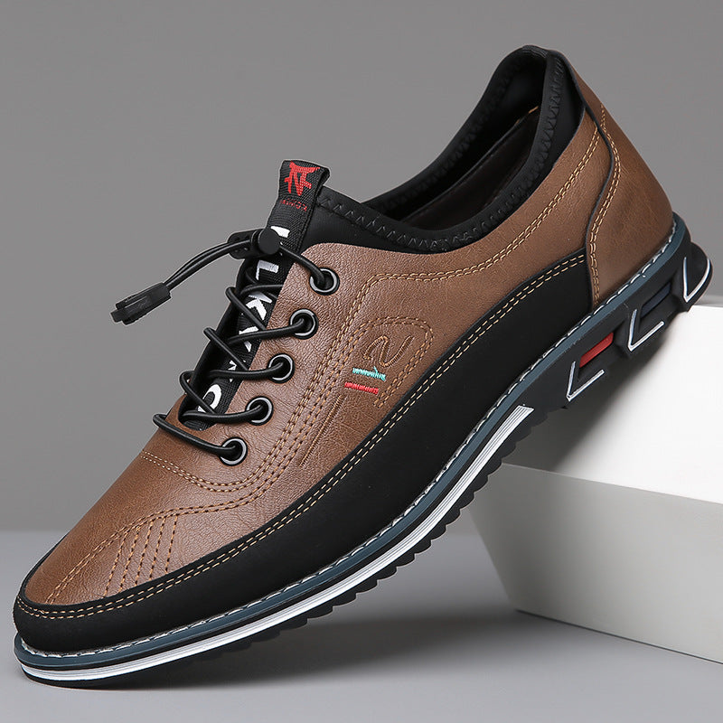 Shoes Oxford in Leather of qualité Handcrafted