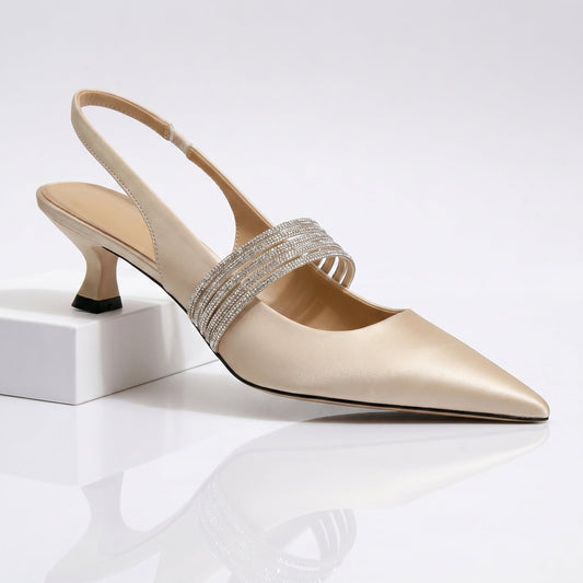 Harlow | Escarpins Chatons en Cristal