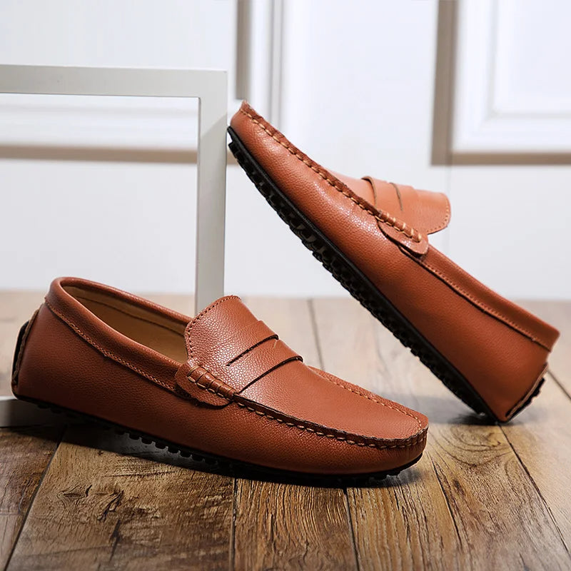 Loafers in Leather Casual Summer