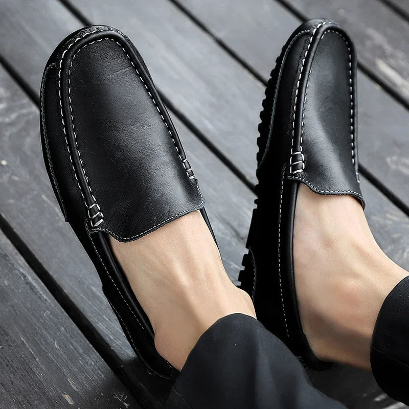 Loafers in Leather Vintage