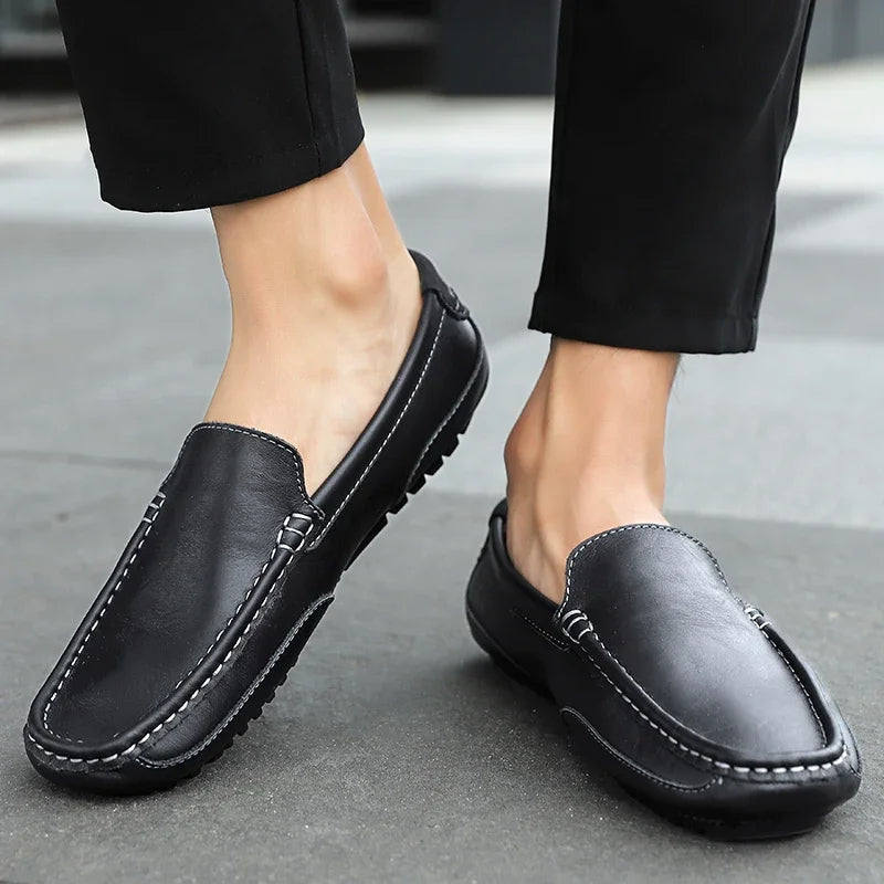 Loafers in Leather Vintage