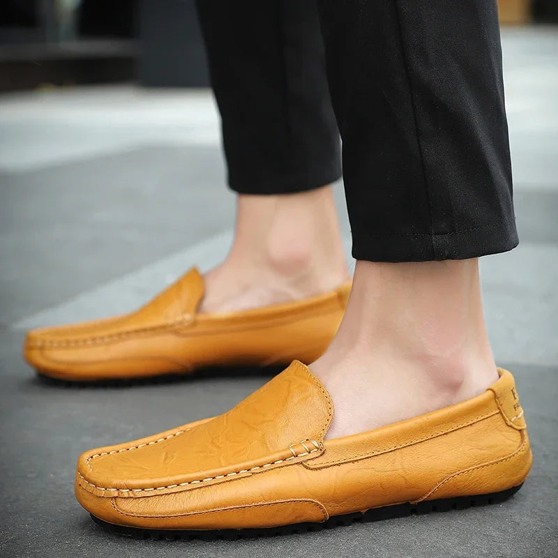 Loafers in Leather Vintage