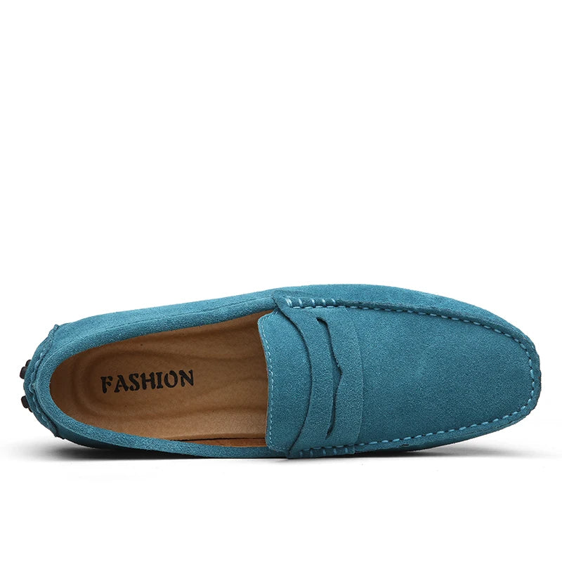 Mocassins décontractés en daim