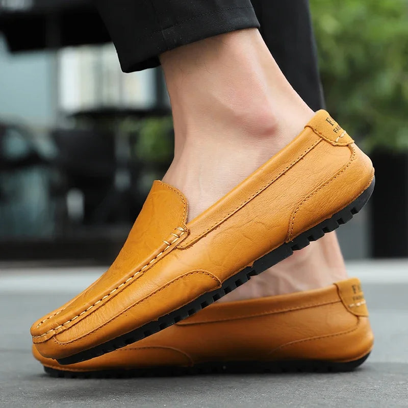Loafers in Leather Vintage