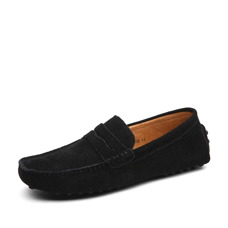 Mocassins décontractés en daim