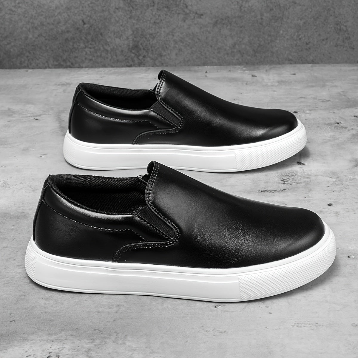 Casual Shoes in Leather enfiler