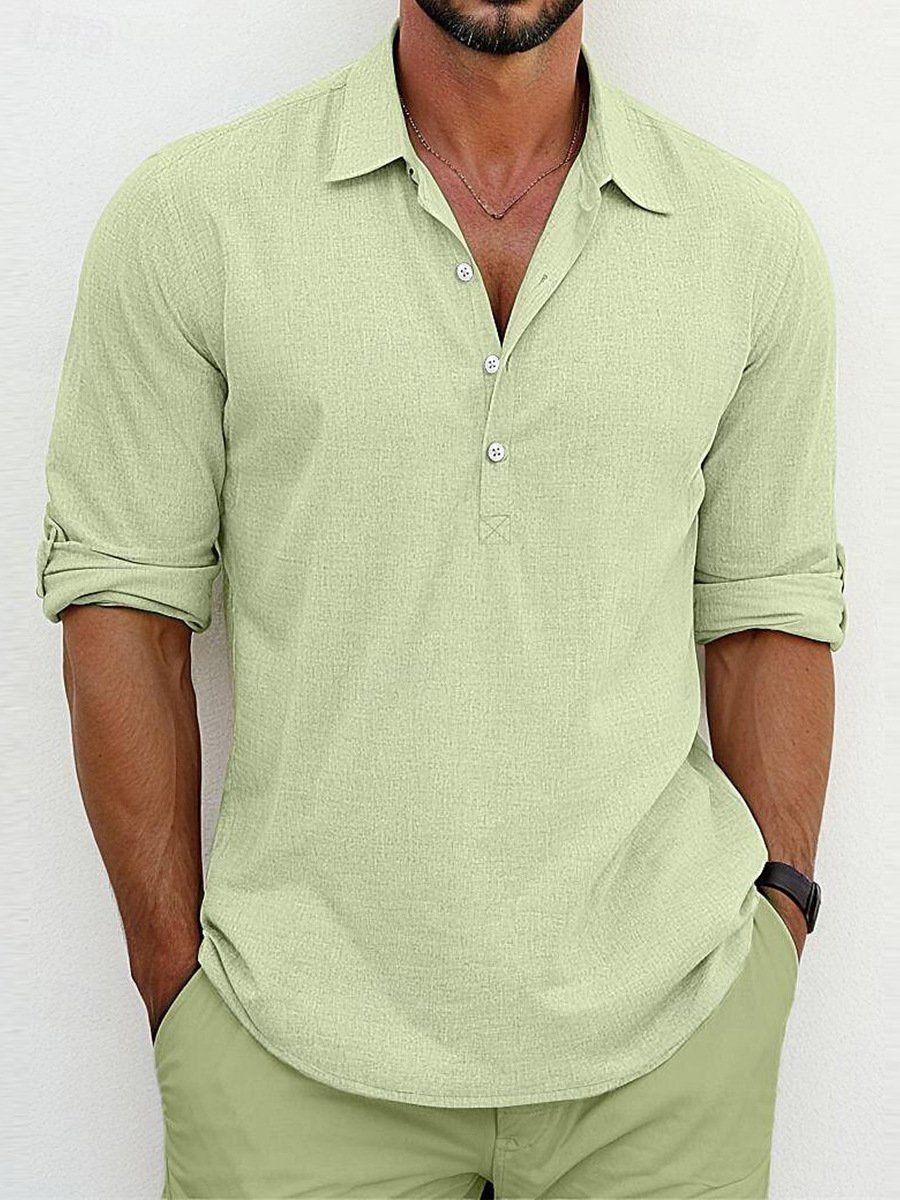 Chemise en lin premium
