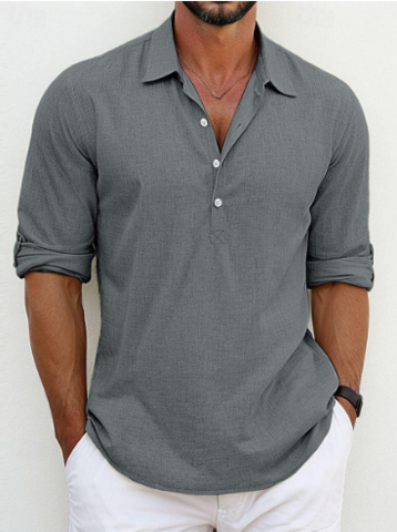 Chemise en lin premium