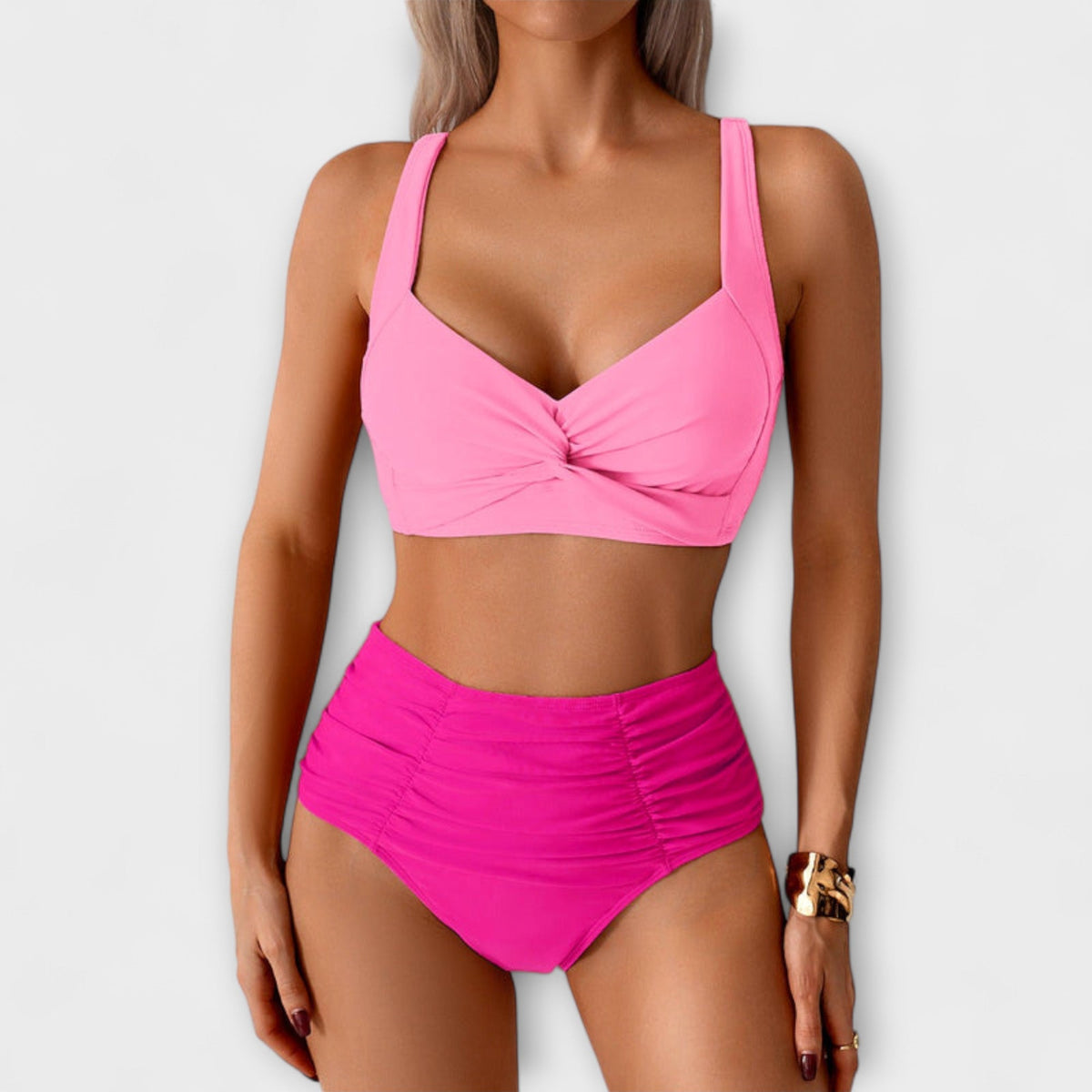 Zoe - Maillot de bain bandeau à volants